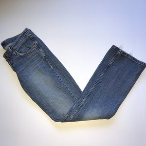 Levi’s 518 superlow medium wash denim